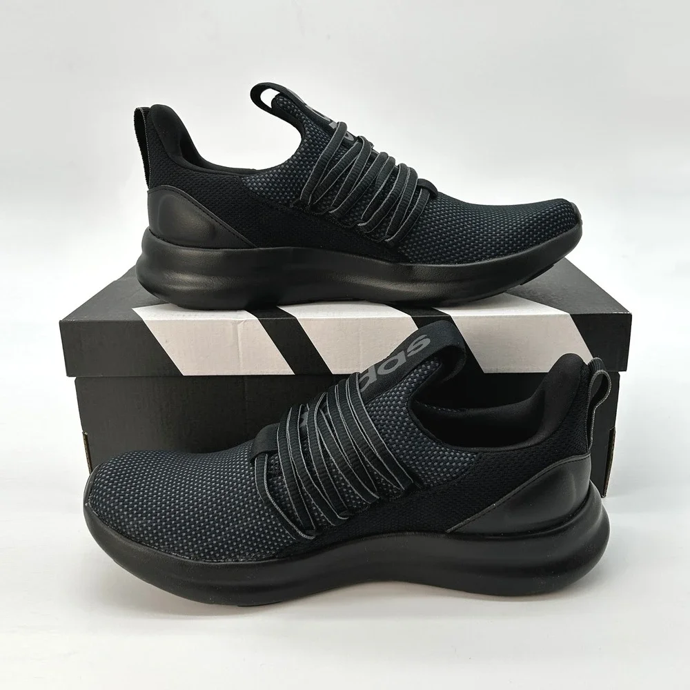 adidas Lite Racer Adapt 7.0 Mens Casual Sneakers Size 6.5‎ Black Gray NEW IE6327